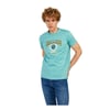 Bisiklet Yaka Baskılı Erkek T-shirt Tc7110