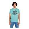 Bisiklet Yaka Baskılı Erkek T-shirt Tc7121