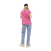 Bisiklet Yaka Baskılı Kadın T-shirt 12234665