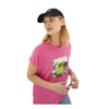 Bisiklet Yaka Baskılı Kadın T-shirt 12234665