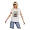 Bisiklet Yaka Baskılı Kadın T-shirt 12234665