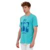 Bisiklet Yaka Baskılı T-shirt 1573624