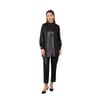 Bisiklet Yaka Kolye Detalı İkili Takım