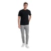 Bisiklet Yaka Regular Fit Erkek T-shirt Siyah