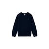 Çocuk Siyah Basic Bisiklet Yaka Sweatshirt 50269417