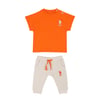 Color Harmony Turuncu Erkek Bebek Tshirt Pantolon Takım