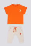 Color Harmony Turuncu Erkek Bebek Tshirt Pantolon Takım