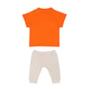 Color Harmony Turuncu Erkek Bebek Tshirt Pantolon Takım