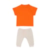 Color Harmony Turuncu Erkek Bebek Tshirt Pantolon Takım