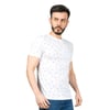 Desenli Bisiklet Yaka Erkek T-shirt 24YCEEO04116