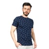 Desenli Bisiklet Yaka Erkek T-shirt 24YCEEO04116