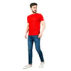 Desenli Bisiklet Yaka Erkek T-shirt 24YCEEO04116