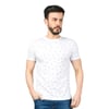 Desenli Bisiklet Yaka Erkek T-shirt 24YCEEO04116