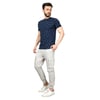 Desenli Bisiklet Yaka Erkek T-shirt 24YCEEO04116