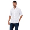 Düğmeli Yaka Slim Fit Uzun Kollu Beyaz Erkek %100 Pamuk Gömlek 1571767