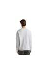 Erkek Açık Gri Melanj Logo Baskılı Sweatshirt