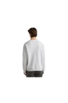 Erkek Açık Gri Melanj Logo Baskılı Sweatshirt