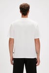 ERKEK BASKILI BİSİKLET YAKA T-SHIRT