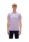 Erkek Baskılı Bisiklet Yaka T-shirt