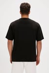 ERKEK BASKILI BİSİKLET YAKA T-SHIRT