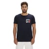 ERKEK BASKILI BİSİKLET YAKA T-SHIRT