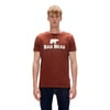 Erkek Baskılı Bisiklet Yaka T-shirt