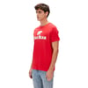 Erkek Baskılı Bisiklet Yaka T-shirt