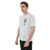 Erkek Baskılı Bisiklet Yaka T-shirt