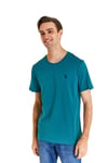 Erkek Bisiklet Yaka Basic T-shirt