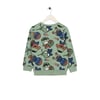 erkek Çocuk Bisiklet Yaka Baskılı Sweatshirt