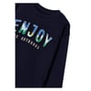Erkek Çocuk Kabartma Baskılı Sweatshirt 4020