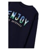 Erkek Çocuk Kabartma Baskılı Sweatshirt 4020