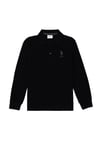 Erkek Çocuk Lacivert Basic Polo Yaka Sweatshirt