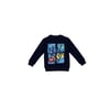 Erkek Çocuk Lacivert Baskılı Sweatshirt