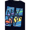 Erkek Çocuk Lacivert Baskılı Sweatshirt