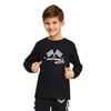 Erkek Çocuk Siyah Uzun Kol T-shirt