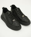 Erkek Hakiki Deri Bağcıklı Sneakers