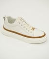 Erkek Hakiki Deri Bağcıklı Sneakers