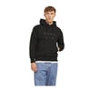 Erkek Kapüsonlu Gögüs Logo Baskili Sweatshirt 