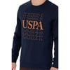 Erkek Lacivert Bisiklet Yaka Sweatshirt