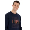Erkek Lacivert Bisiklet Yaka Sweatshirt