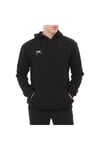 Erkek Pamuklu Kapüşonlu Kalın Basic Sweatshirt LEPIDUS SİYAH