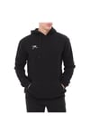 Erkek Pamuklu Kapüşonlu Kalın Basic Sweatshirt LEPIDUS SİYAH
