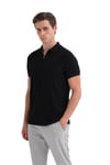 Erkek Polo Yaka Fermuarlı T-shirt CAZ.42380