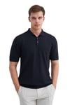 Erkek Polo Yaka Regular Fit Düğmeli Triko Tişört 3038