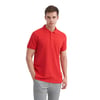 Erkek Polo Yaka Slim Fit Düz Pamuklu Tişört 4613