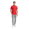 Erkek Polo Yaka Slim Fit Düz Pamuklu Tişört 4613