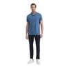 Erkek Polo Yaka Slim Fit Düz Pamuklu Tişört 4613
