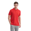 Erkek Polo Yaka Slim Fit Düz Pamuklu Tişört 4613
