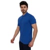 Erkek Polo Yaka Slim Fit Düz Pamuklu Tişört 4613